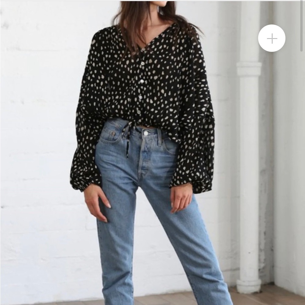 Polka Dot Boho Top